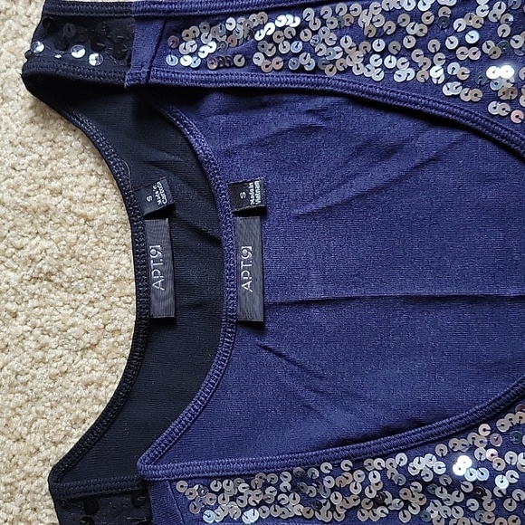 Bundle of Two Apt. 9 Sequined Tanks - Picture 3 of 5